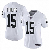Women's Las Vegas Raiders #15 Kyle Philips White 2025 Vapor Stitched Jersey Dzhi,baseball caps,new era cap wholesale,wholesale hats